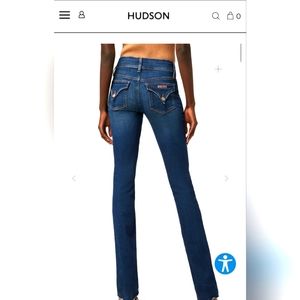 Hudson Midrise Signature Bootcut Jeans